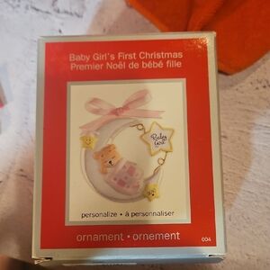 🌟3/$25🌟 Baby Girl's First Christmas Ornament